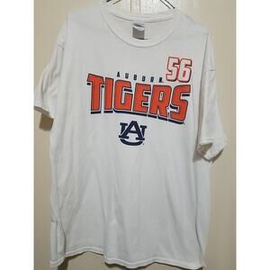 Auburn Tigers NCAA Men's Classic Logo T-Shirt Large White Tee Football Alabama